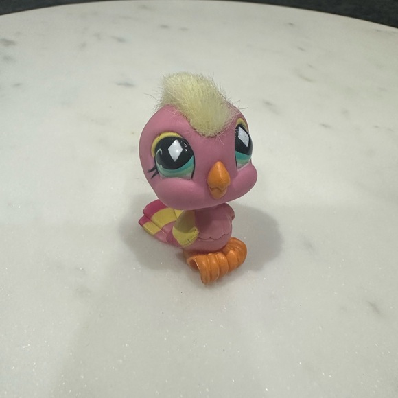 LPS #489 Cockatoo Bird 2006 Authentic Toy Hasbro Collector Littlest Pet Shop - Picture 1 of 5
